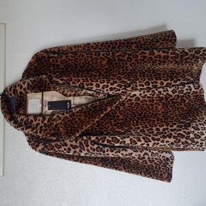Leopard Print Coat